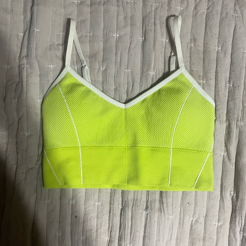 Lime Green Women's Sports Bra